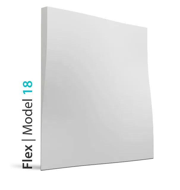 3D Gypsum Wall Panels - FLEX - Gypsum Panels on white background  | DecorMania UK